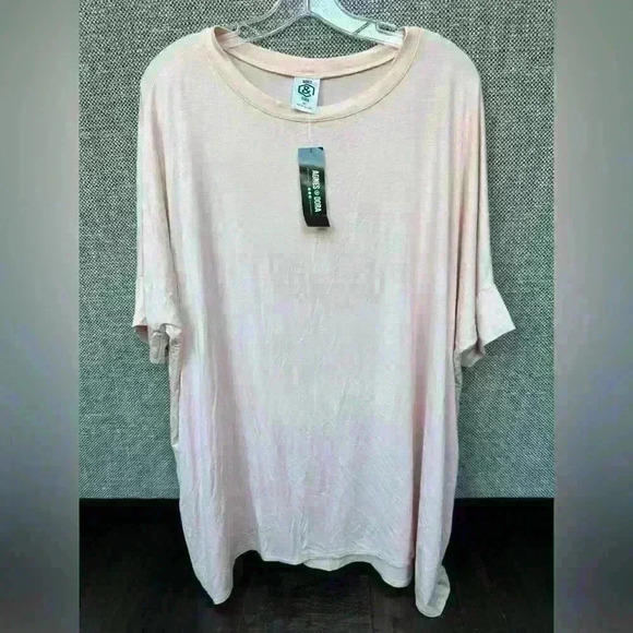 AGNES & DORA Top SWING
TUNIC Hi-Lo‎ Shirt Blush Pink 3/4
Sleeve Sz Large NWT - Picture 1 of 6